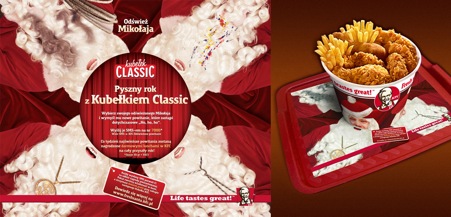 KFC餐垫设计欣赏
